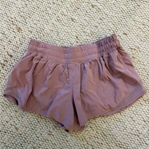 lululemon athletica Rose-Mauve Running Shorts